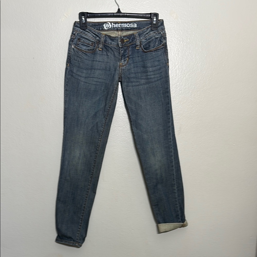 Bullhead Blue Skinny Jeans Classic Fit